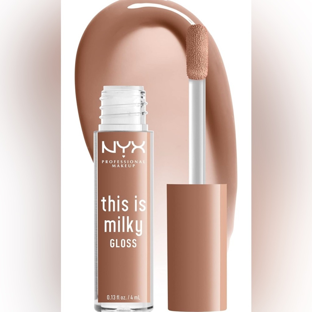 NYX PROFESSIONAL MAKEUP This Is Milky Gloss, Vegan Lip Gloss, 12 Hour Hydration‎